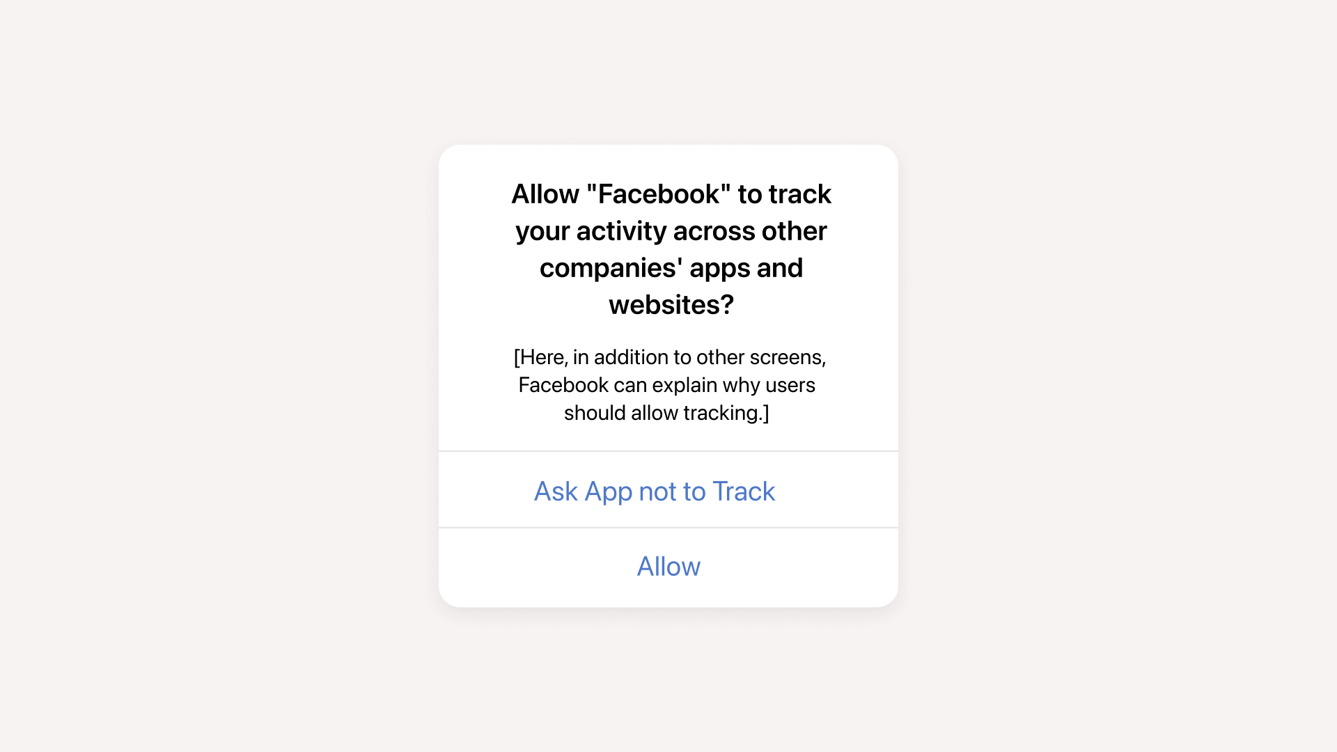 App Tracking Transparency (ATT) Notification
